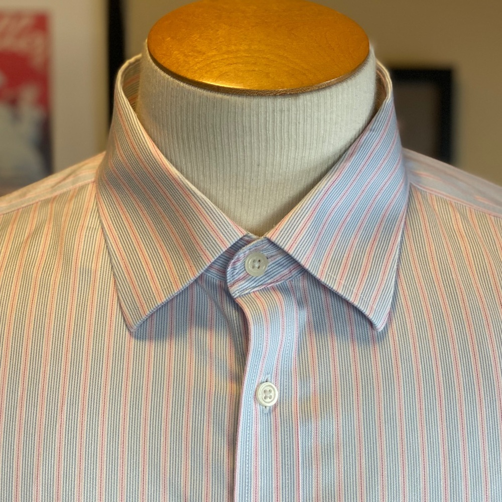 Charles Tyrwhitt Non-Iron French cuff shirt Sz 18